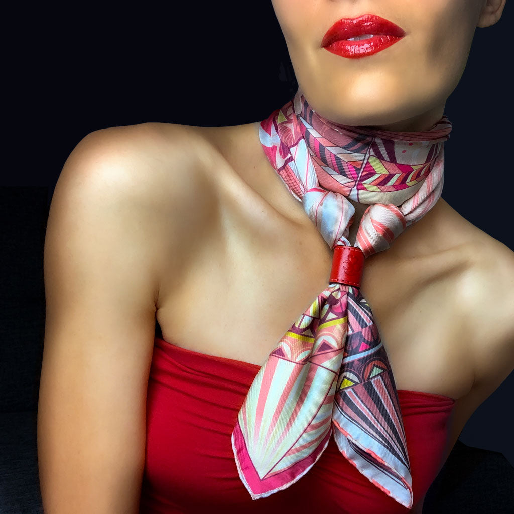 RC SCARF RING - RED